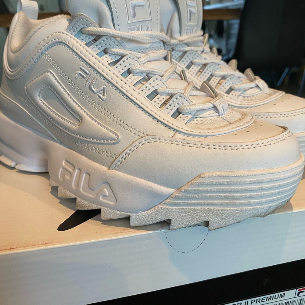 Fila Cream Chunky Sneakers